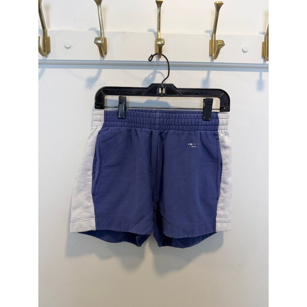 Rag & Bone  Colorblock French Terry Organic Cotton Sweat Shorts